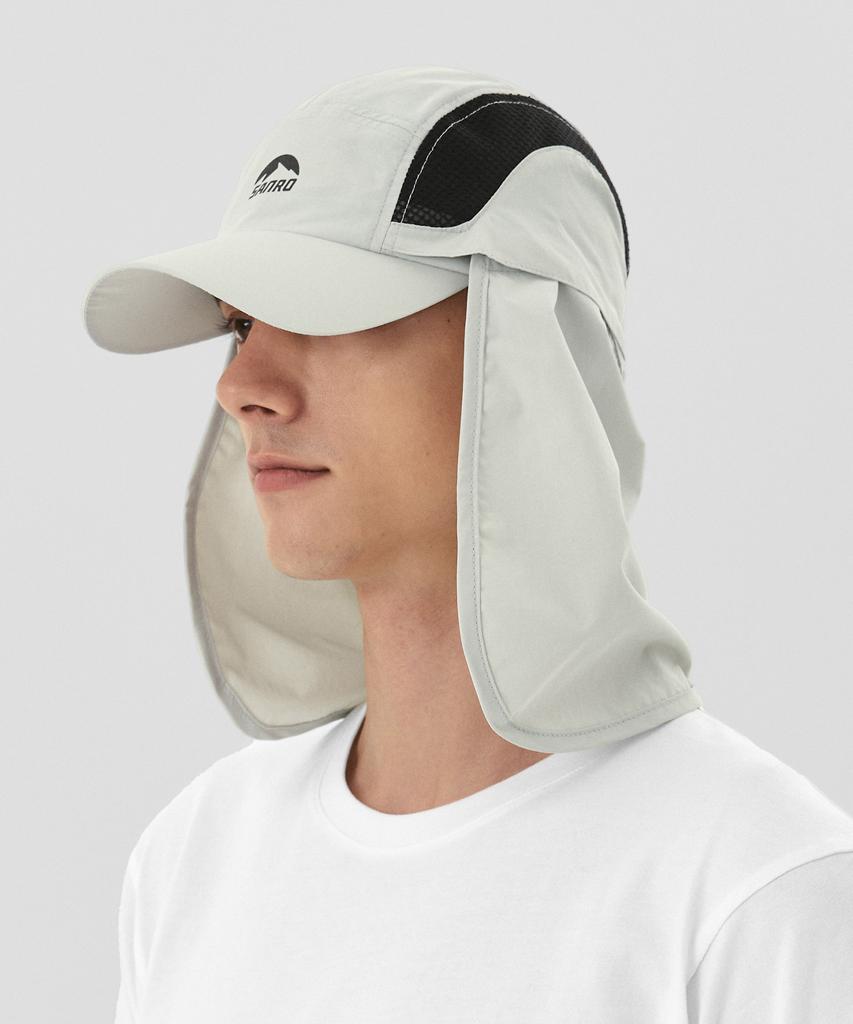 Sanlo [Unisex] Sunshade Nylon Ball Cap - Light Grey