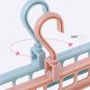 2/5pcs Magic Multi-port Support Hangers for Clothes Drying Rack Multifunction Plastic Clothes Rack Drying Hanger Storage Hangers