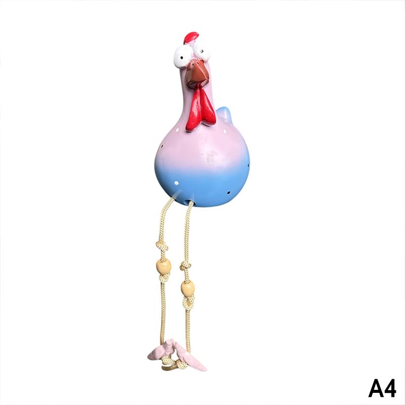 

Забавная Курица с Большими Глазами и Длинными Ногами Декоративное Украшение Петух Фигурка Смола Животное Статуя Сад Двор Украшение Домашний Декор