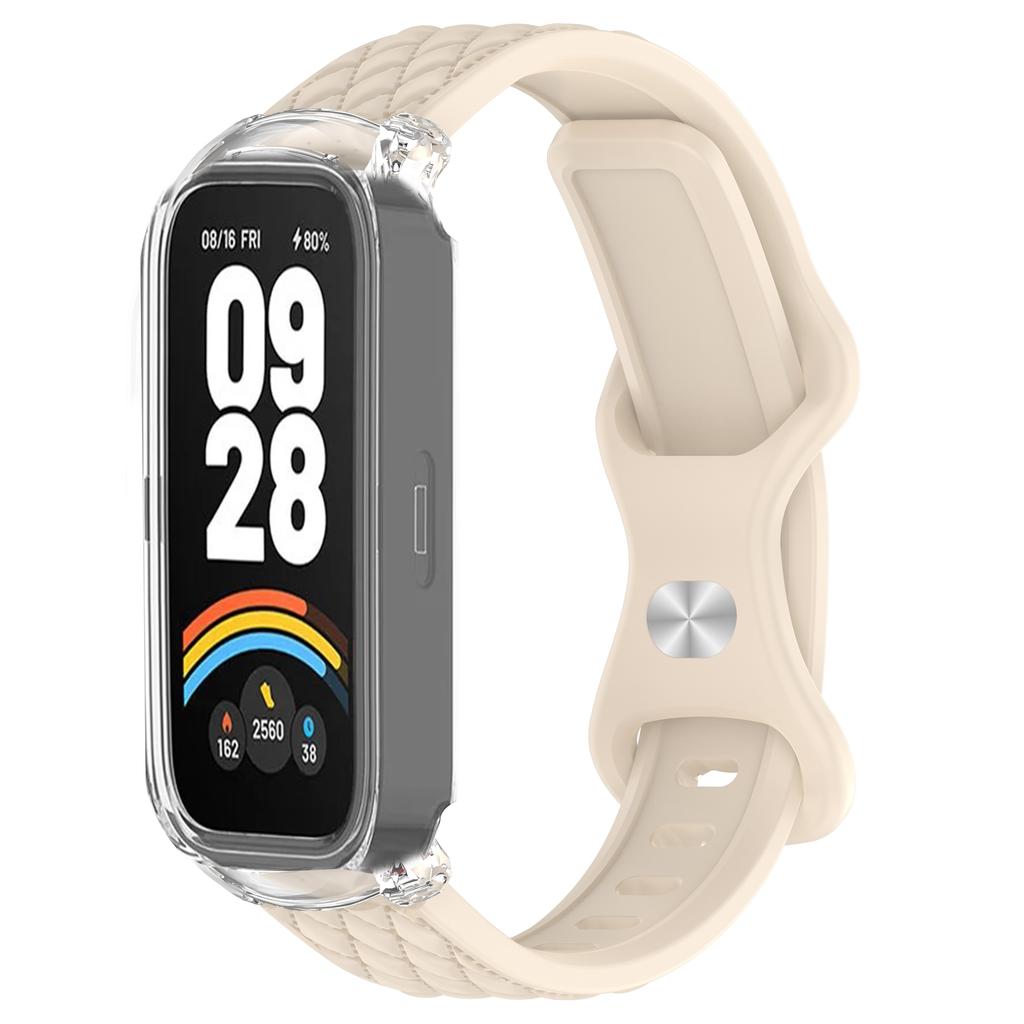 Case+Strap for Xiaomi mi band 9 8 active smartwatch accessories sprot Silicone bracelet correa PC shell Cover for Redmi band 2 3
