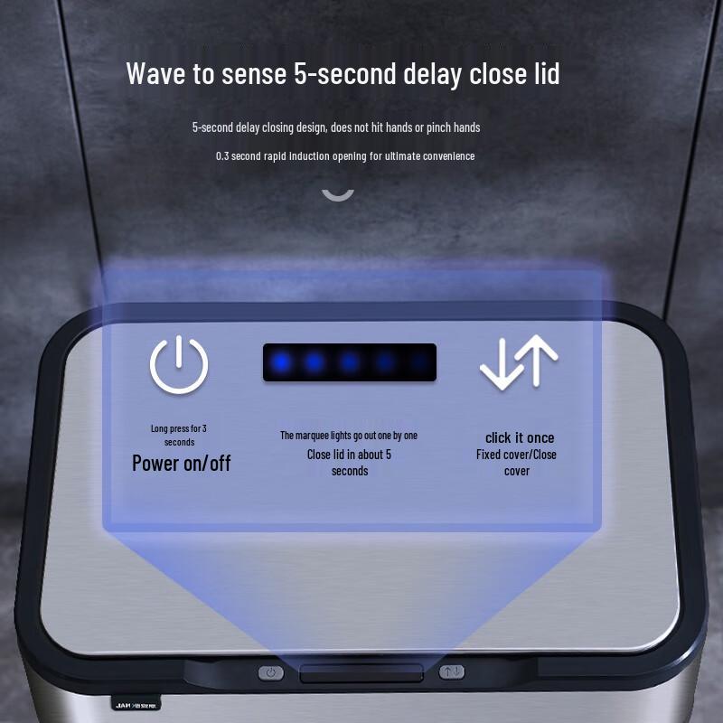 GENFIELD 30L Smart Sensor Trash Can