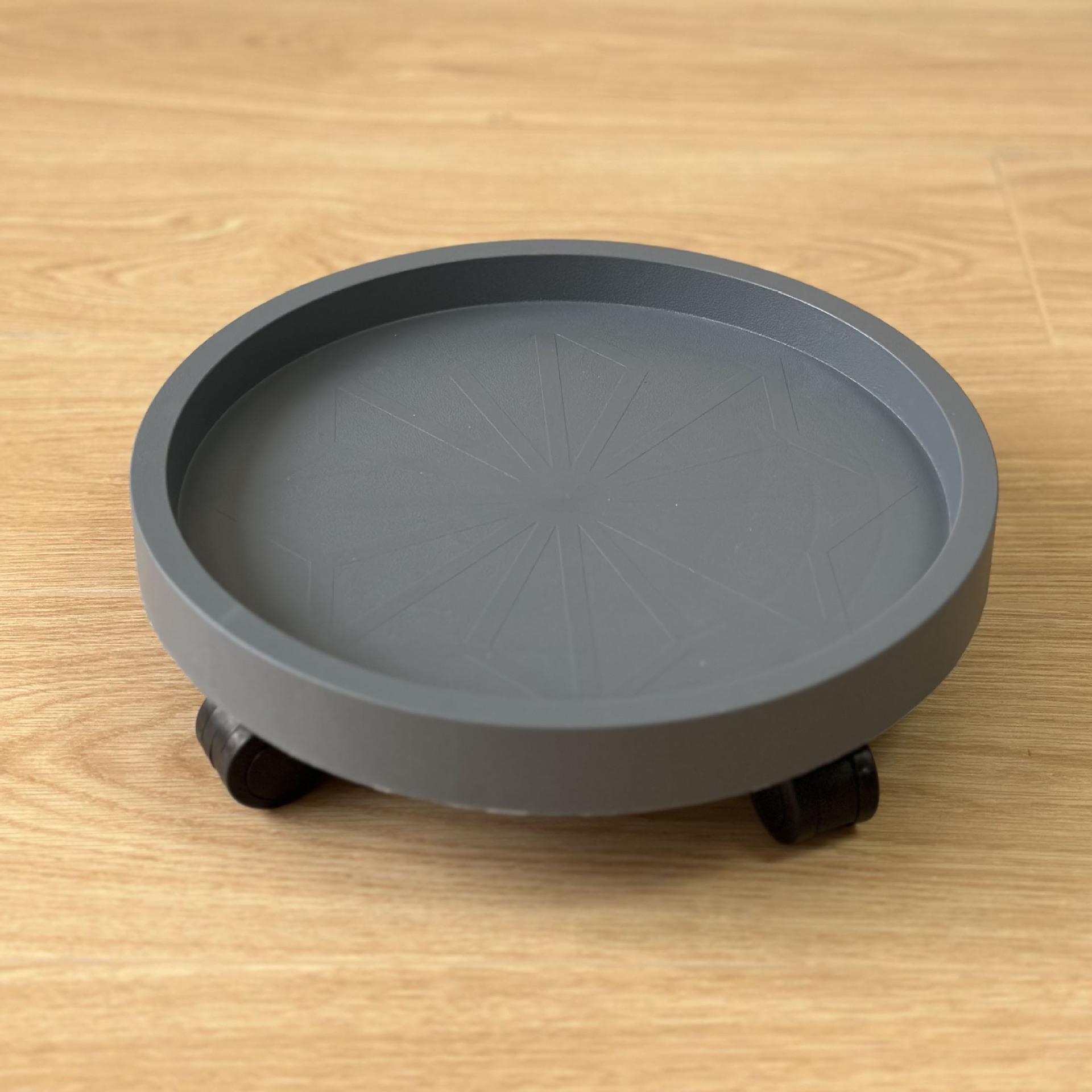 

Велика колісна підставка для квіткового горщика з потовщеним пластиковим піддоном та універсальними колесами