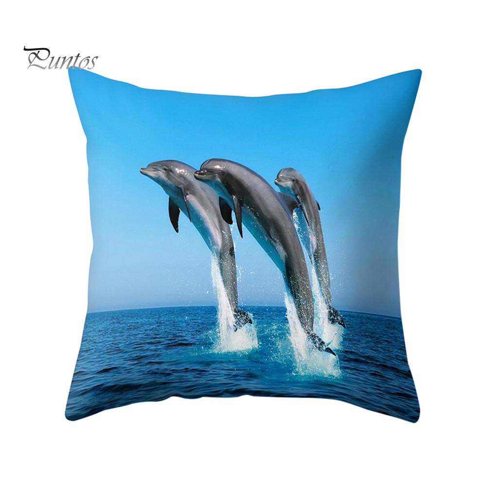 dolphin throw pillows