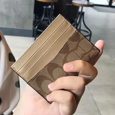 Luxusní designové peněženky pro ženy, multifunkční pouzdro na karty z umělé kůže, malá kabelka na karty, krátká dámská kabelka