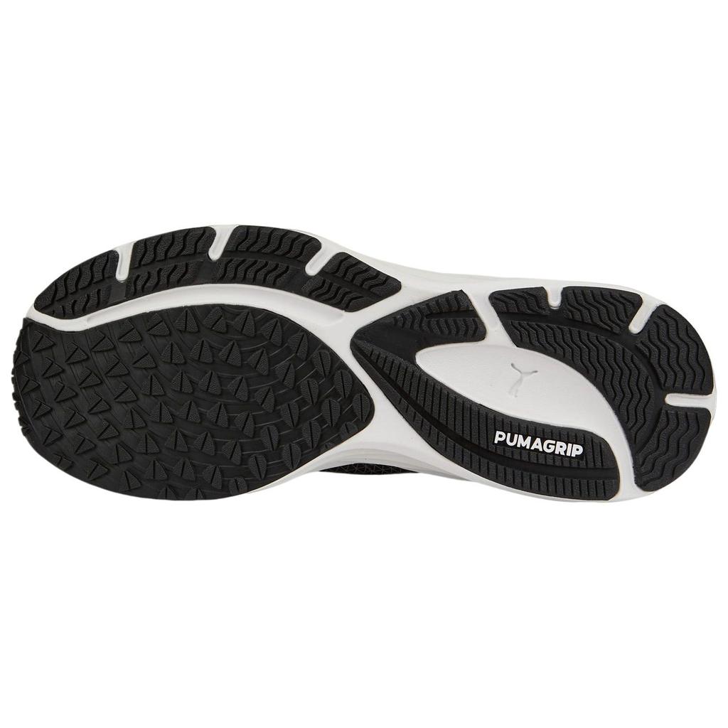 Puma Velocity Nitro 2 Lightweight Rebound Fabric Slip Resistant Durable Breathable Low Top Casual Running Shoes Unisex sneaker Black White 376918-01