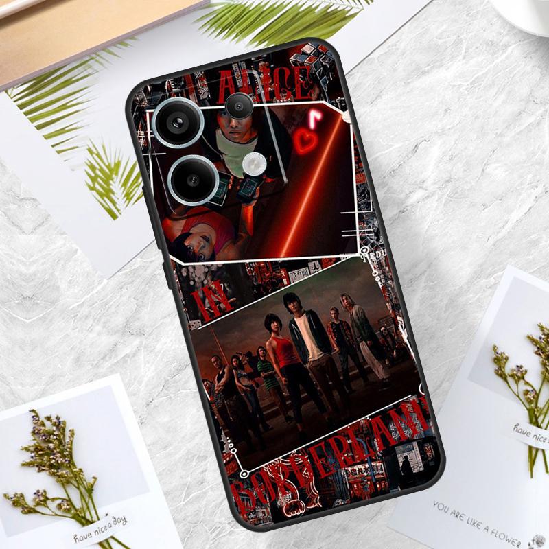 Alice in Borderland Case For Xiaomi Redmi Note 13 14 Pro 12 11 10 9 11S 12S Redmi 15 10C 12C 13C 14C 15C Cover