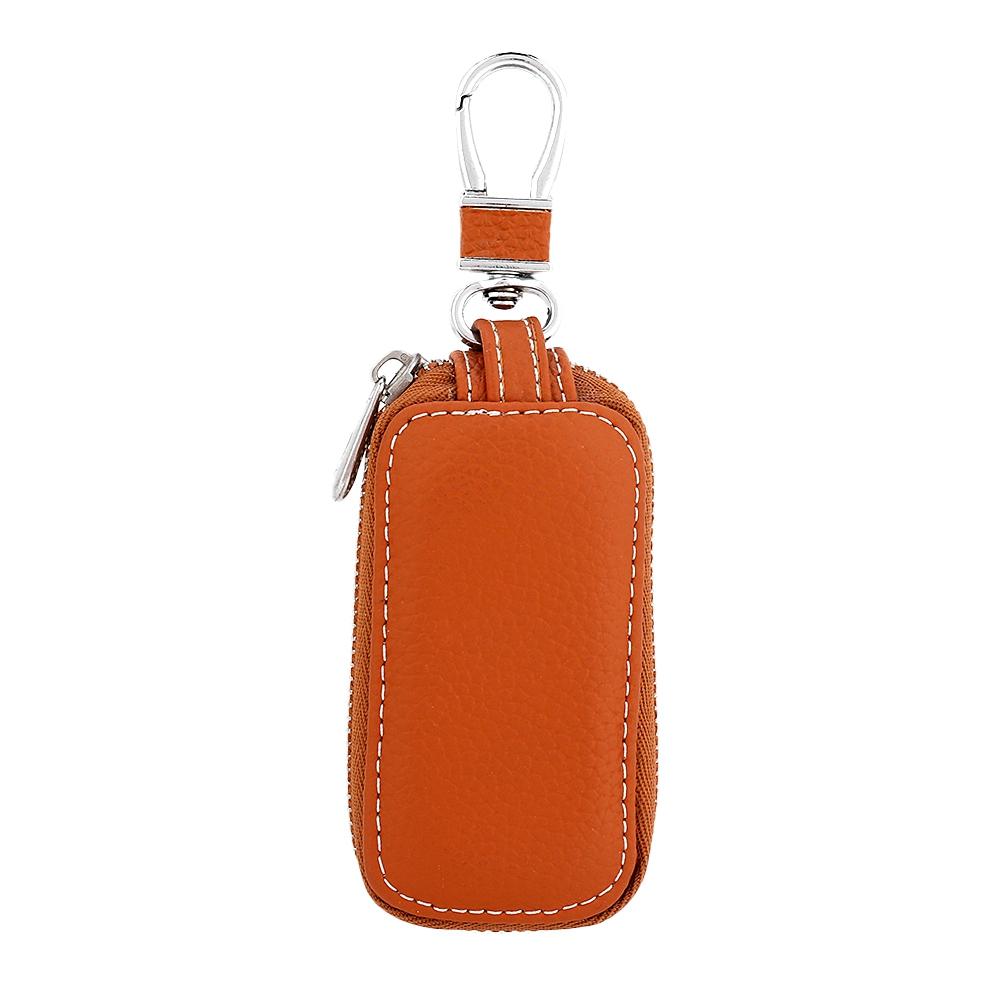 Universal PU Leather Car Remote Key Fob Bag Smart Key Holder Case (Brown)