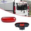 1x  RED Car Rear High Level 3rd Brake Stop Light Cover For Renault Trafic II Opel Vivaro Nissan Interstar 8200209522 8200040732