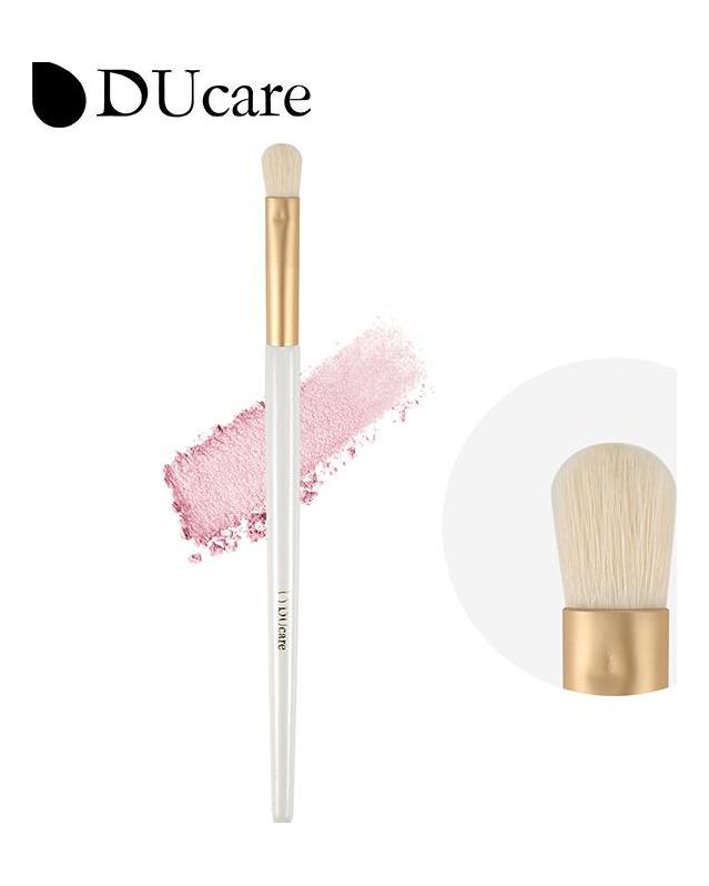 DUcare 14pcs Powder Makeup Brush Single Soft Nylon Hair White X1 Series For Eye Shadow Eyebrow Foundation Liquid Lip Brushes for Makeup