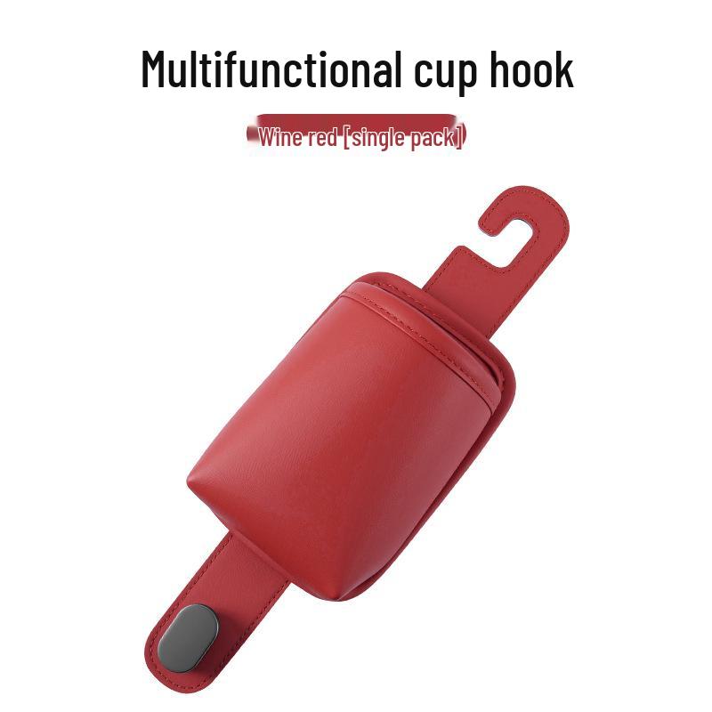 Multifunctional Car Seat Back Hook and Cup Holder Organizer