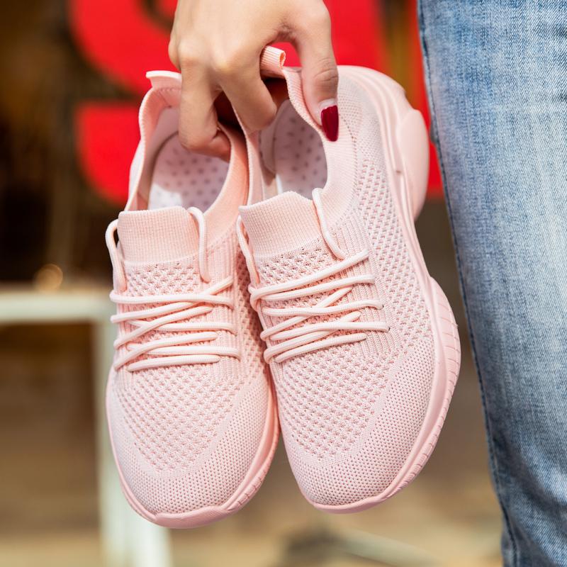 Dámské Podpatky na klínku Vycházky Ležérní Tenisky Sportovní Běžecká obuv Prodyšné léto Dívčí Studentské Cestovní obuv