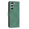 BINFEN COLOR For TECNO Camon 40 Pro 4G Phone Case Wallet Stand Geometry Imprinted Leather Cover