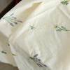 100% Cotton Embroidered Tablecloth, Floral Embroidery, Durable and Multi-Size Washable Table Cover for Party Picnic Home Decor, Wedding and Kitchen