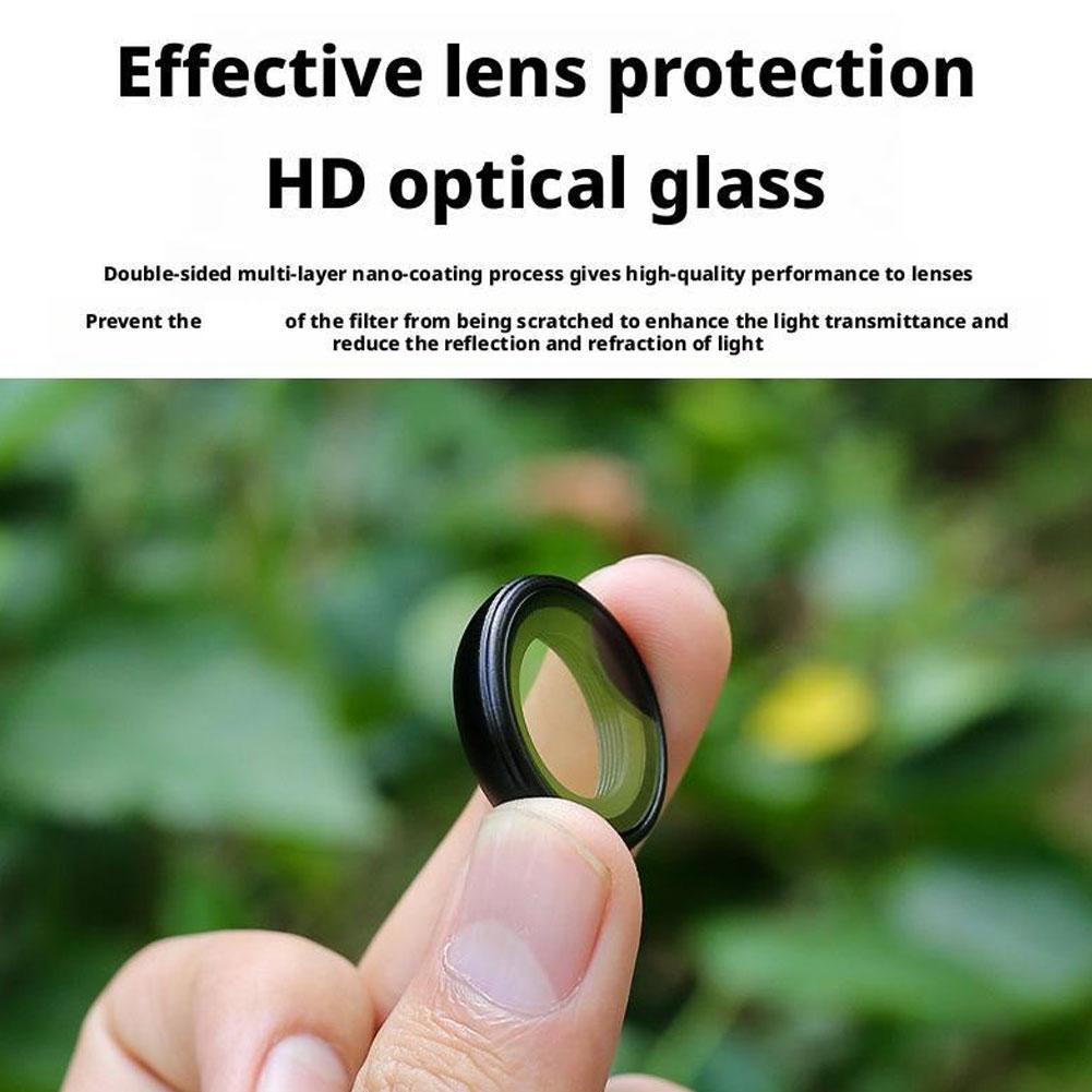 Glass Lens Protector For Insta360 GO Ultra Anti-Scratch Tempered Glass Quick Release Lens Guard Camera Glass Film Accessories