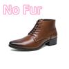 Fashion Pointed Toe Men Shoe New Male High Heels Ankle Boots Genuine Leather Men Casual Pointed Toe Shoes Side Zipper Men  Boots