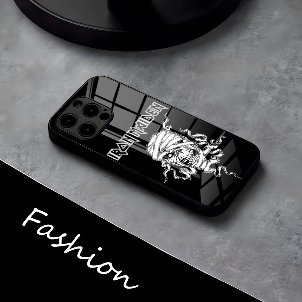 R-Run-To-The-H-Hills-Iron-M-MaidenES Phone Case For IPhone 17 Pro Max 16 15 14 Pro Max 13 11 X Xs Xr 8 7Plus Glass Cover