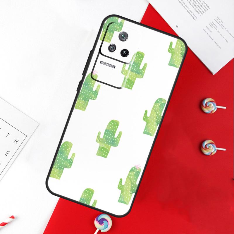 CACTUS BANANA RETRO VINTAGE SUMMER Cover For Xiaomi 14 Ultra 15 13 11T 12T 13T 14T Pro POCO X7 Pro X3 X5 X6 M6 F5 F6 Pro Case