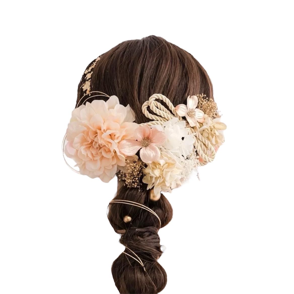 

Lomeri Dahlia Hair Accessory Set D33 (Beige) бежевый