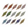 Fashion Hot-Melt Adhesive Rhinestone Applique Multi-color 23*9CM DIY Embroidery Patch 3D Fashion Clothes Accessory Clothes