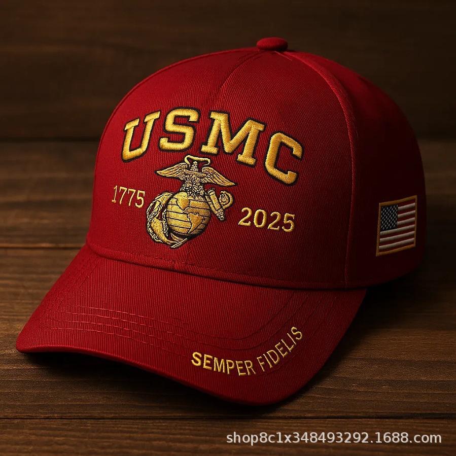 Popular US Navy Anniversary Cap Baseball Cap Printed Hat Peaked Cap