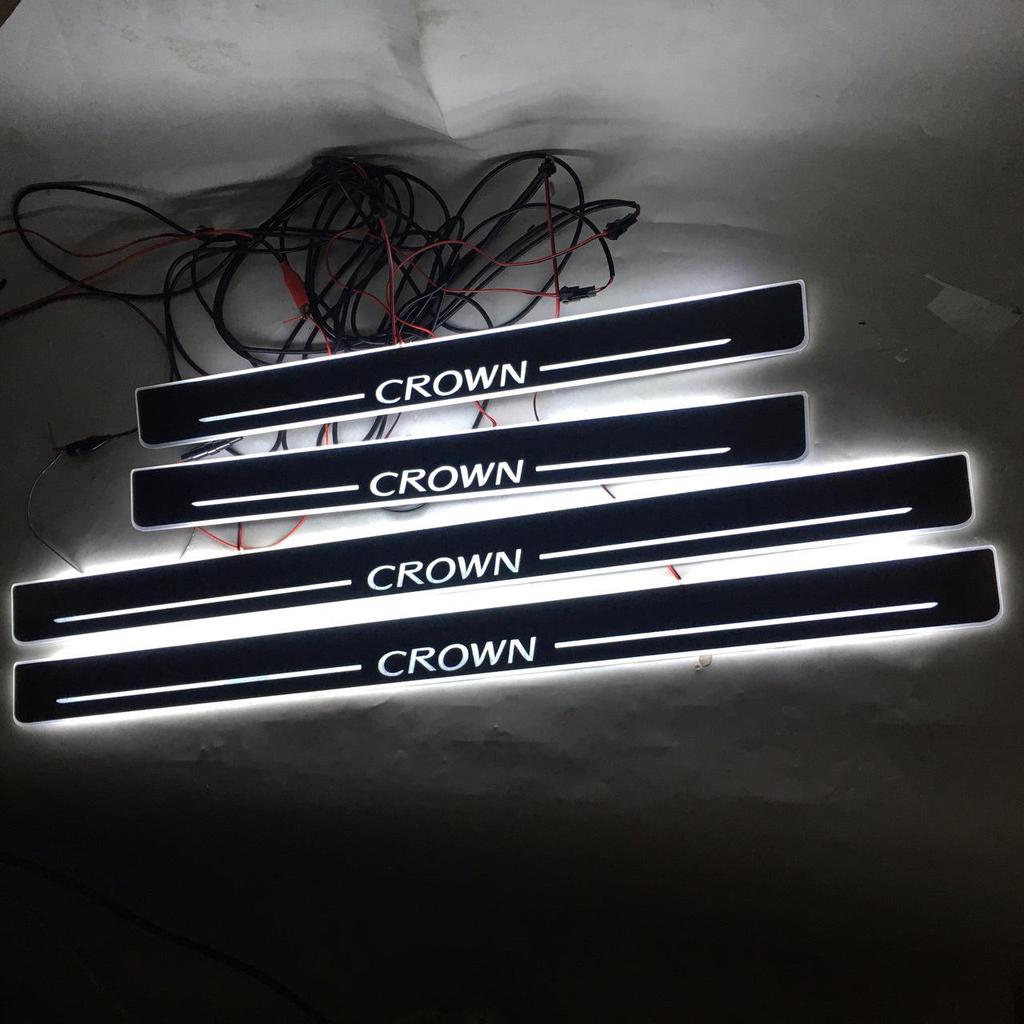 LED Door Sill Strips for 12th-14th Gen Emperor - 4-Piece Welcome Pedal Set