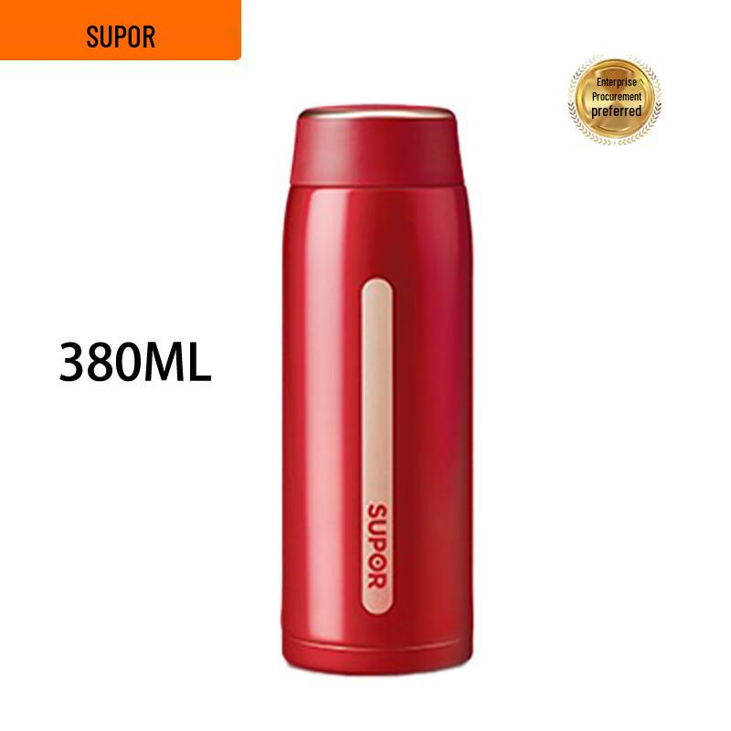 SUPOR 380ml Lightweight 304 Stainless Steel Vacuum Insulated Mug KC38CR10 KC38CR10