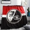 1pc SC Freiburg Print Flannel Blanket, High Quality Comfortable for All Seasons, Home Decor, Warmth and Comfort, Perfect for Christmas Gifts80