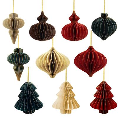 Cross-Border Christmas Tree Glitter Ball Lantern DIY Decoration Pendants for Shopping Mall & Party Atmosphere