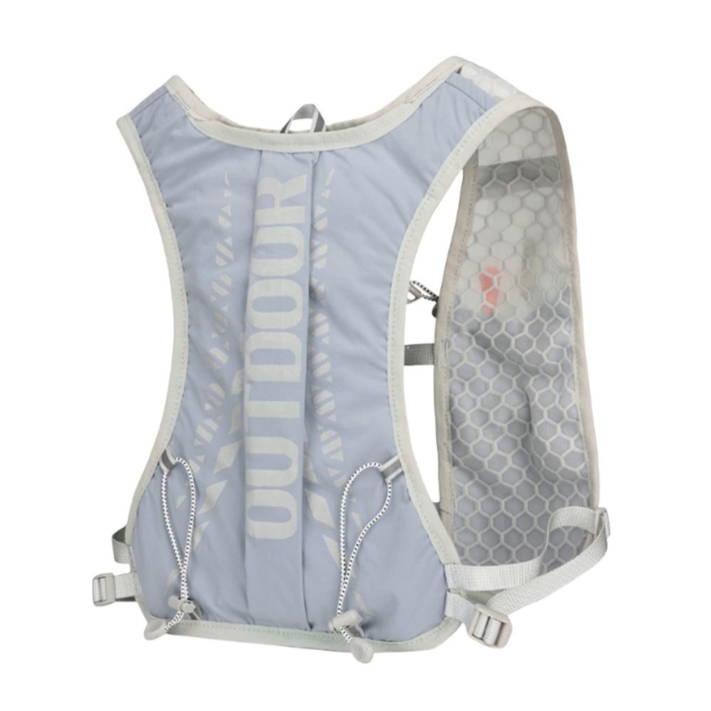 Running Vest for Women Men Lightweight Hydration Runner Vest with 500ml Soft Flask Adjustable Chest Straps Reflective Backpack