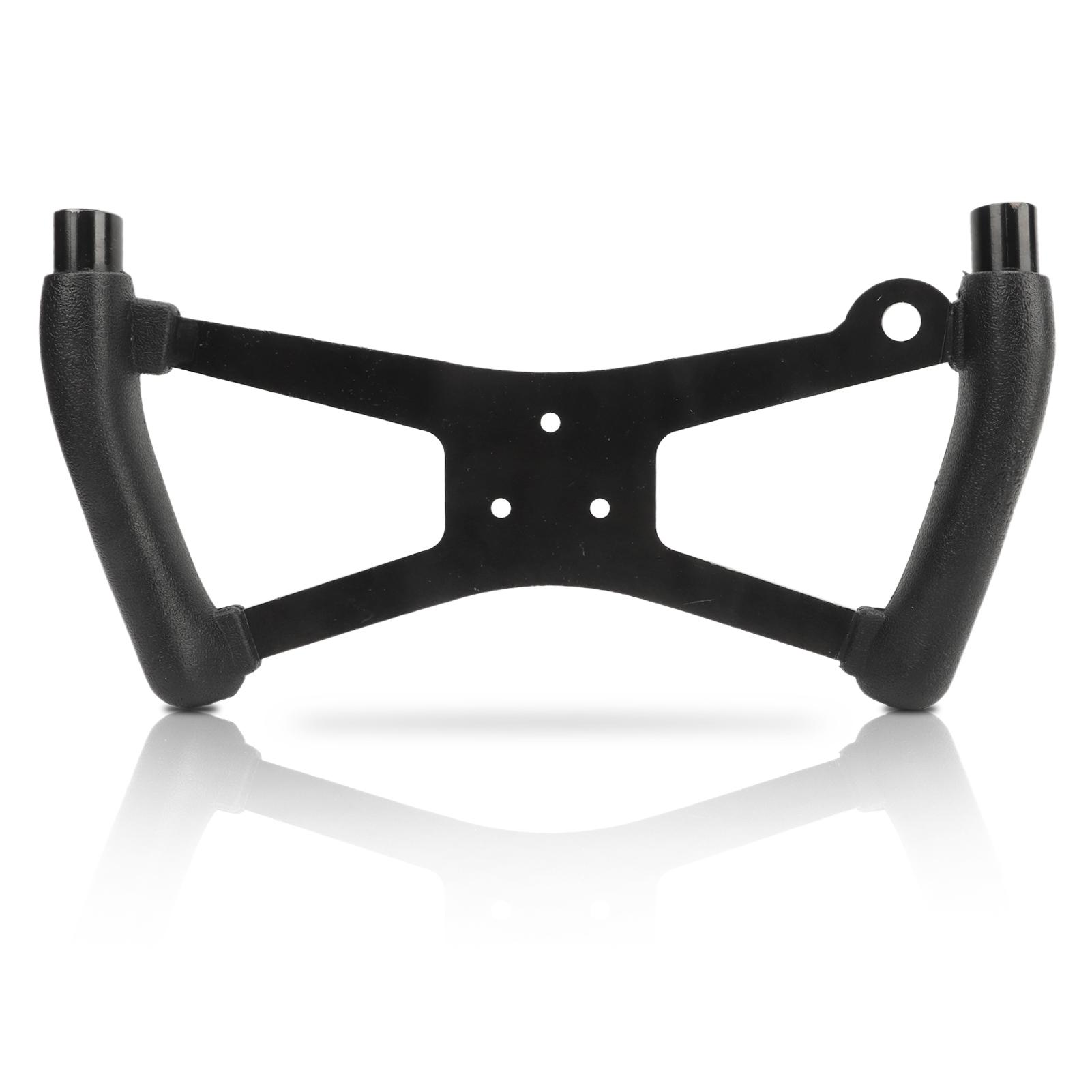 Kaisai Unisex Black Go Kart Steering Wheel H Style Racing Diy Modification Improved Handling Steering Wheel Universal For Atv Utv