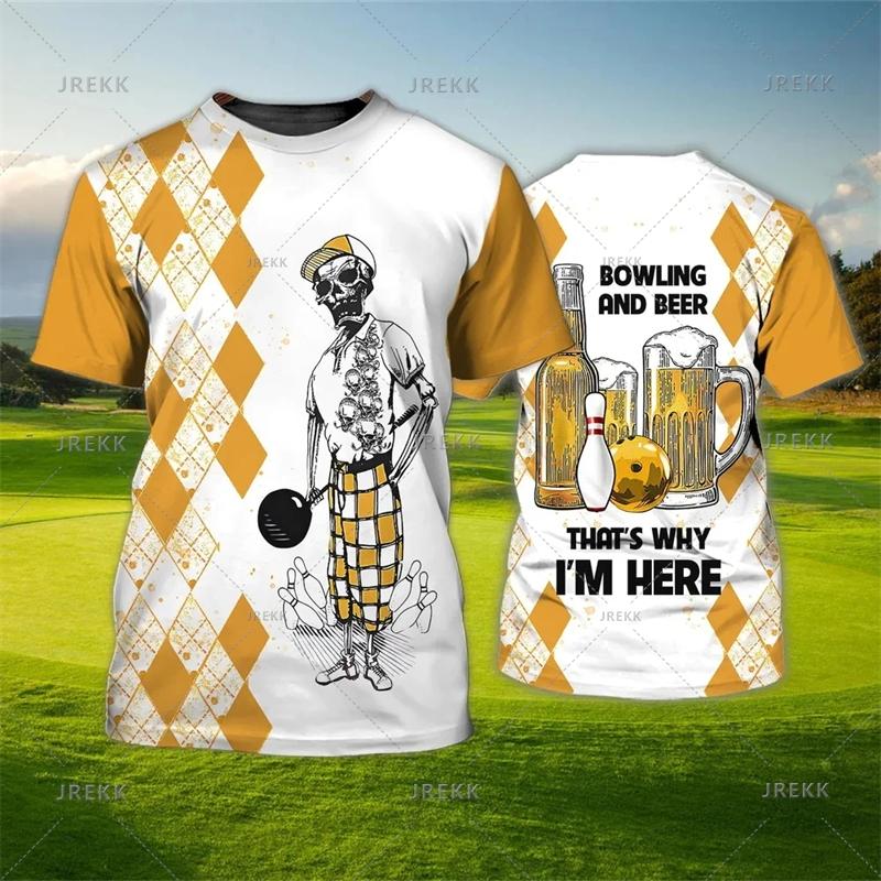 Maglietta da Bowling da Uomo Moda Estiva Streetwear Girocollo Casual Manica Corta Top da Palestra Abbigliamento Uomo Uniforme da Club Vestiti 4XL