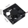 for DC Brushless Fan 70MM Cooling Fan 7025 XH2.54 2Pin PC Server CPU Cooler Radiator 70x70x25mm Oil Bearing 2200R