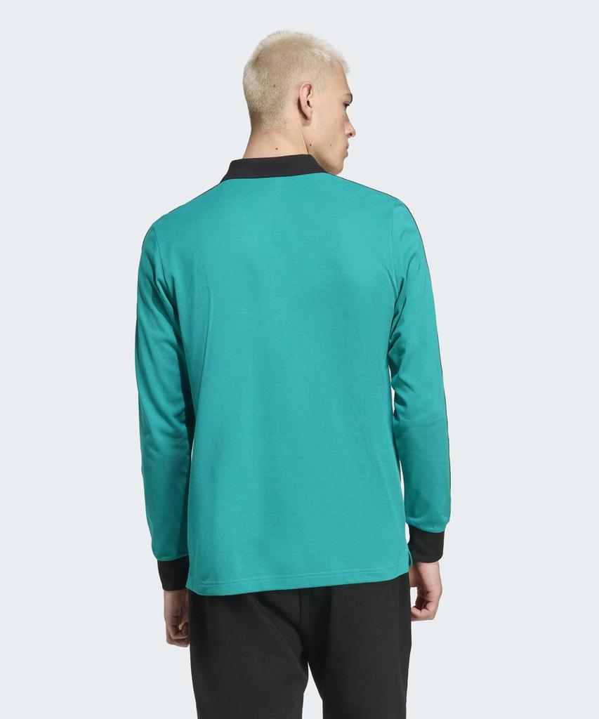 ADIDAS Liverpool Fc Terrace Icon Long Sleeve Polo Shirt - Mint / Jw5471