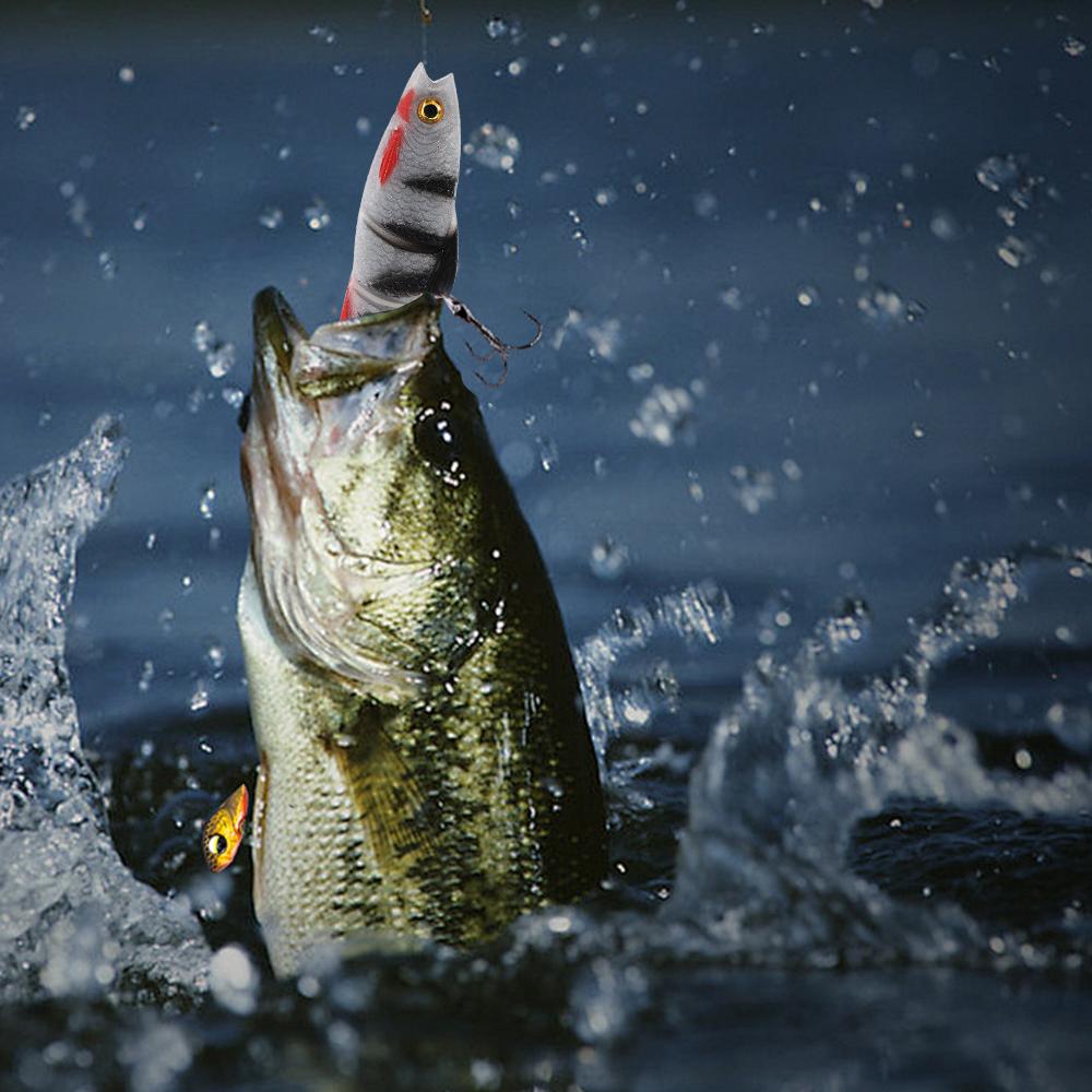 Portable 8cm Soft Fishing Lures T Tail 3D Eyes Artificial Swimbait PET Artificial Fish Simulated Fake Bait Sea Fishing Tool
