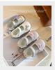 Girls' 2026 Spring White Leather Princess Loafers - Korean Style Soft Sole Low-Cut Shoes