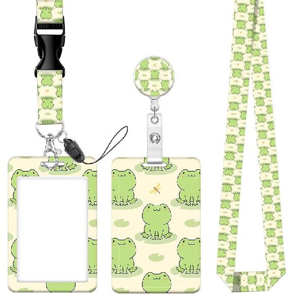 Badge Reels Retractable with Carabiner Reel Clip, ID Name Tag Work Badge Holder Belt Ferrule, Identity ID Badge Holder Cover Case for Office Work