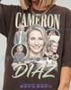 Cameron Diaz Vintage Actress Retro 90s Graphic Comfort Colors® TShirt and Kids Tshirt, Iconic Comedy Fan Gift Trendy Aesthetic Streetwear Tee