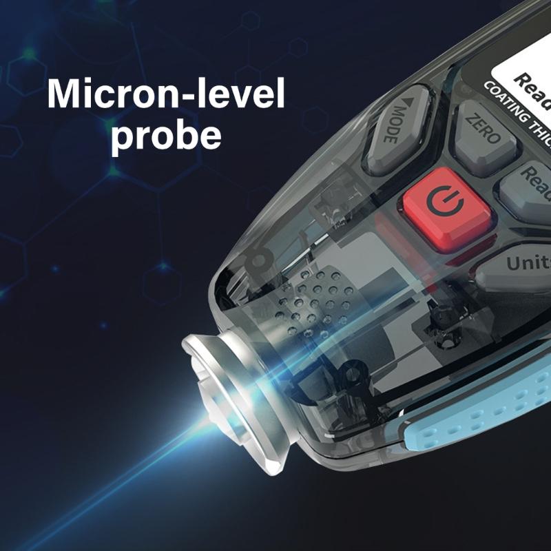 Professional Coating Thickness Gauges Coating Tester Auto Shutoff backlight Display for Auto Repair Shops & Metalworking