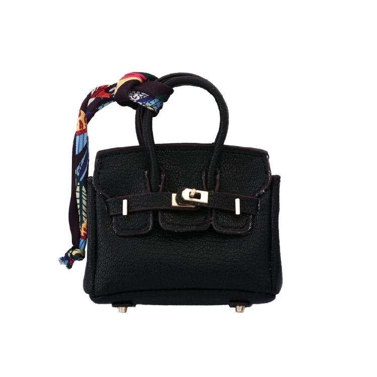 Creative Earphone Keychain Carrying Case Water Resistant Faux Leather Bag Compact Design Multiple Color Selection