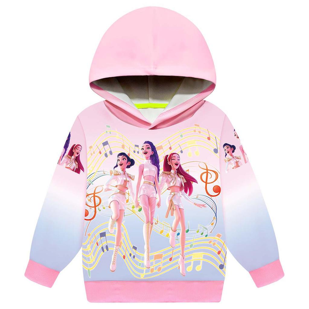 Girls Boys Hoodie Casual School Outdoor Sweatshirts For 2-12 Years Kids