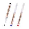 Pack of 5 Thin Head Long Nib Marker Pens for Marking Deep Holes in Metal Wood