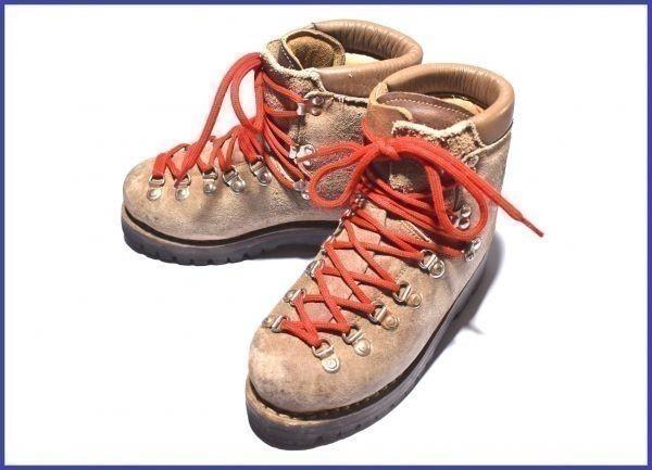 

Винтажные ботинки для трекинга до 90-х/VET SPORT/Подошва Skywalk/Тяжелая кожа/22.5-23.5/Светло-коричневый/