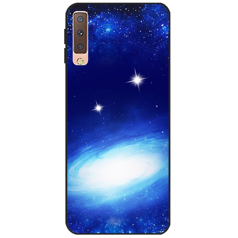 Cases For Samsung Galaxy A7 2018 Cover Silicon Color Phone Case Cover For Samsung A7 2018 A750 A750F 6.0 Inch Protective Shell