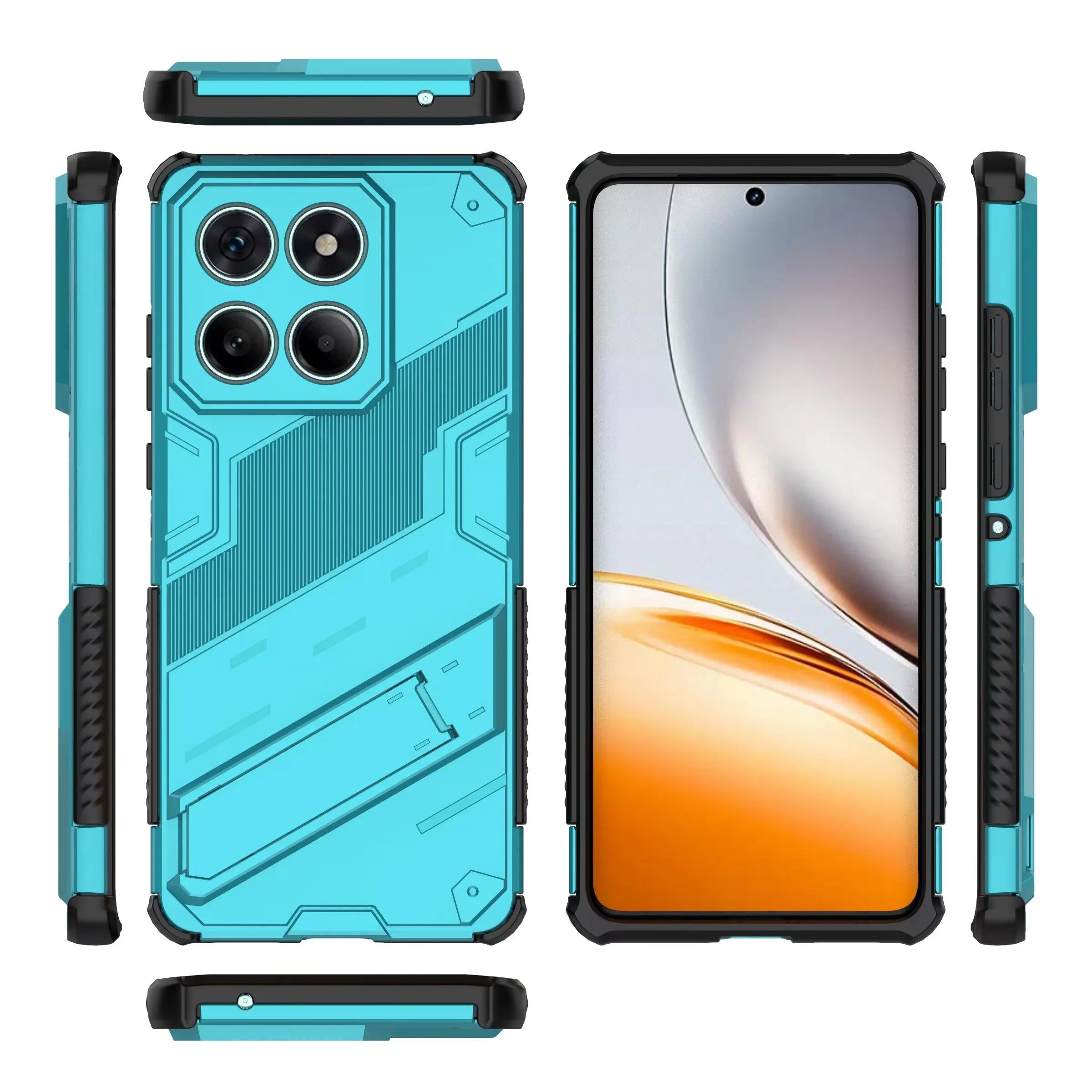 

Розкішний міцний броньований чохол для телефону Motorola MOTO Edge 60 50 Fusion G24 G04 E14 З підставкою Жорсткий ПК Ударостійка задня кришка For Moto G24