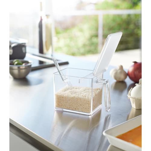Yamazaki Seasoning Storage Tower, Large, White, 2869