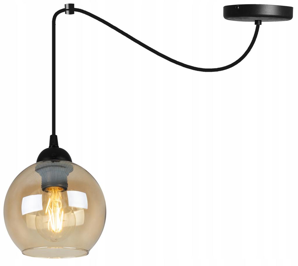 ELEGANT SPIDER HANGING LAMP GLASS SHADE