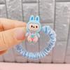 1Pcs Cartoon Labubu Hair Ropes Cute Anime Labubu Women Elastic Hair Circle Hair Accessories Ponytail Kawaii Girls Holiday Gifts