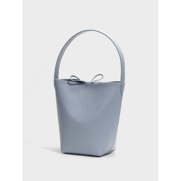 

Summer Niche Design Cowhide Handbag High-end Crossbody Shoulder Genuine Leather Women s Bag небо синє кольору