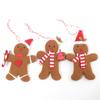 1pcs Gingerbread Man Christmas New Year 1116 Decoration Home Plush Doll Xmas Tree Hanging Table Ornament Indoor Pendant Kid Gift
