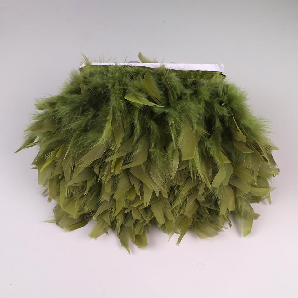 10 Meters Turkey Feathers for Clothes DIY Marabou Feather Fringe for Needlework Party Plume Handmade Mirror Home Decor Wholesale